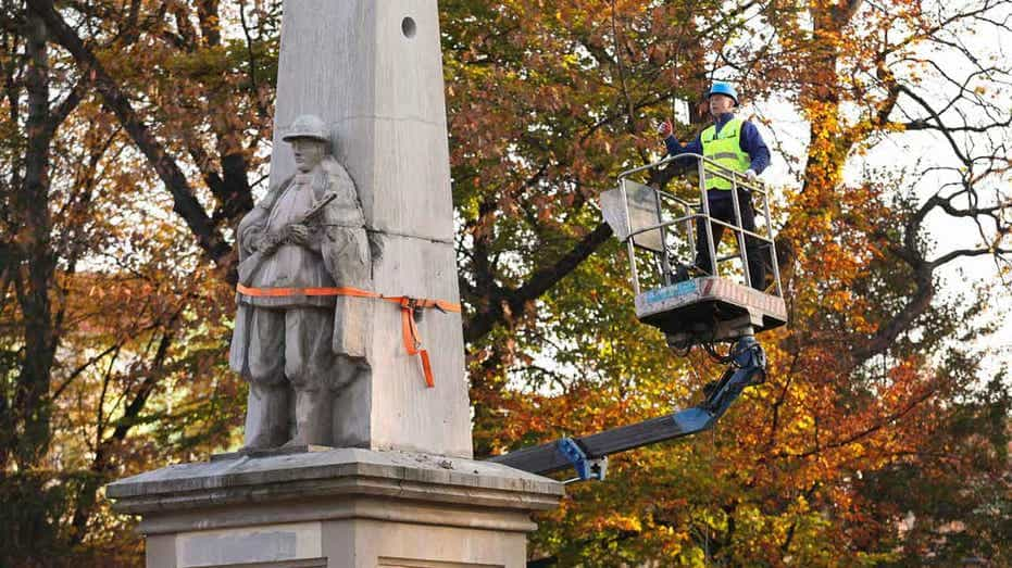 Poland dismantles 4 Red Army monuments in effort to remove symbols of Russia's post-WII dominance