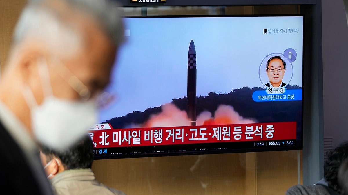 North Korea launches ICBM towards Japan day after firing 23 missiles near South Korea; US condemns 'violation'