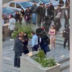 Iranian woman strips down in anti-hijab protest following vicious assault by regime militia